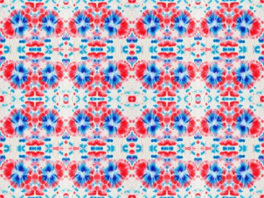 Mavi Soyut İşaret. Mürekkep rengi Shibori Mark. Çiçek Geometrik Işık Sıçratma. Mavi Çiçek. Çiçek Boho Soyut Lekesi. Islak Renkli Kusursuz Yazdırma. Kırmızı Pastel Şekli. Mürekkep Dokusunu Yıka