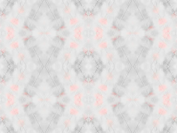 Pink Color Bohemian Textile Water Color Geometric Batik Seamless Geo — Fotografia de Stock