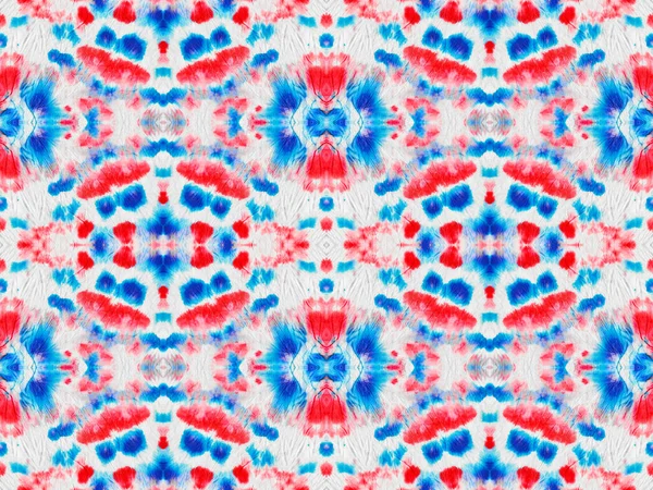 Blue Color Bohemian Batik Seamless Boho Wave Grey Colour Geometric — Stock Photo, Image