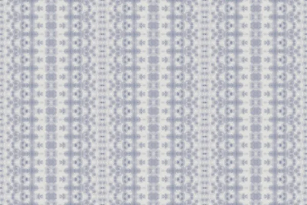 Blue Color Bohemian Pattern Water Colour Geometric Pattern Abstract Ikat — 图库照片