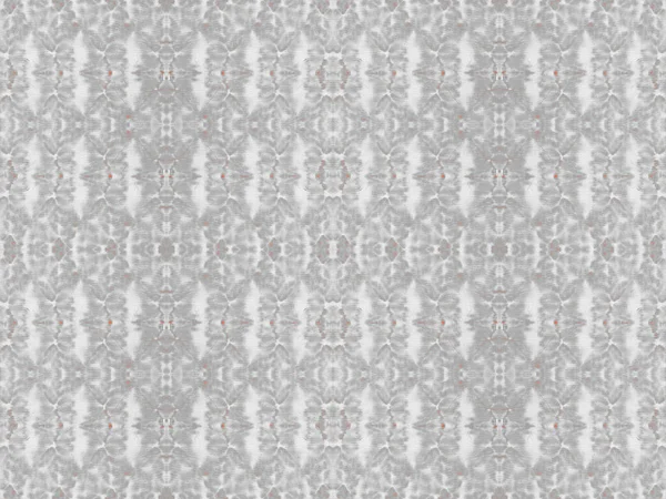 Grey Colour Geometric Batik Seamless Ikat Brush Ethnic Bohemian Brush — Photo