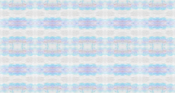 Grey Colour Geometric Brush Seamless Stripe Boho Batik Water Colour — Foto Stock