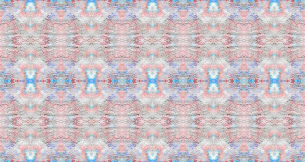 Геометрична Щітка Сірого Кольору Синій Колір Геометричний Візерунок Племінний Богемський — стокове фото