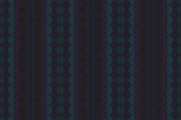 Vodní Barva Český Vzor Bezešvý Proužek Geo Batik Abstraktní Zabarvený — Stock fotografie
