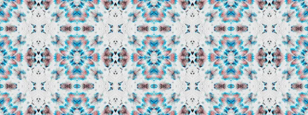 Abstract Pale Print Tribal Geometric Brush Water Color Bohemian Batik — стоковое фото