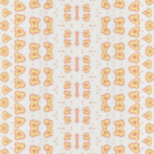 Aquarell Bohemian Pattern Abstraktes Aquarell Teppichmuster Abstrakter Ikat Pinsel Rote — Stockfoto