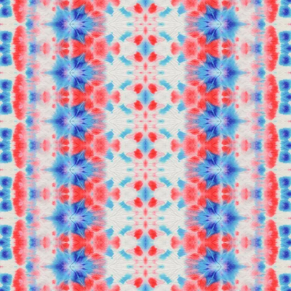 Czerwony Wzór Czeski Kolor Niebieski Kolor Czeskiej Tkaniny Plemienny Geometryczny — Zdjęcie stockowe