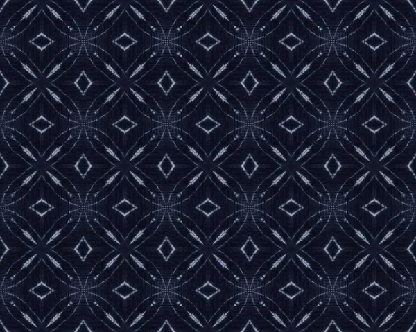 Паттерн Чернилами Стекло Голубой Ткани Грейн Синий Цветок Текстура Поверхность — стоковое фото