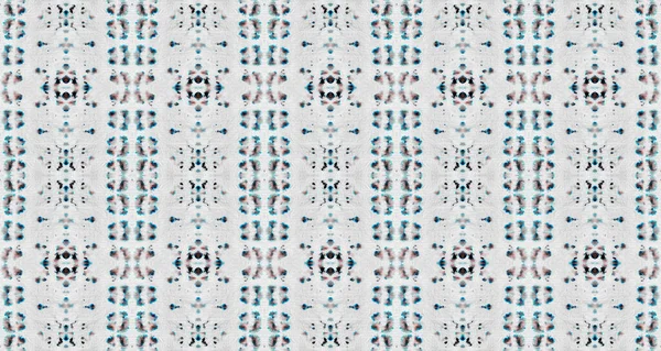 Abstract Watercolour Repeat Pattern Black Color Bohemian Textile Grey Color — Stock Photo, Image