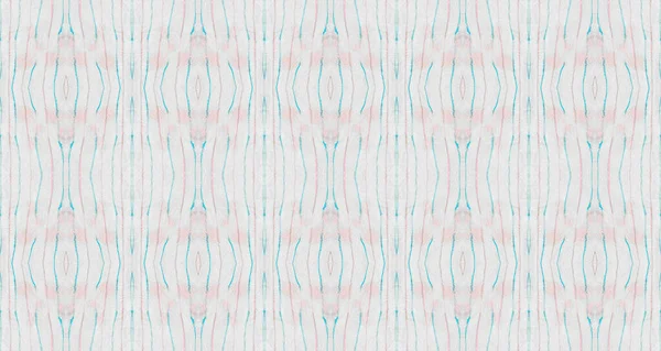 Red Color Geometric Batik Seamless Stripe Ikat Brush Blue Color — Fotografia de Stock