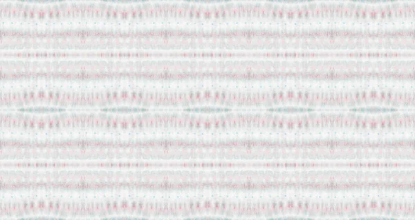 Varrat Nélküli Csík Ikat Kefe Rózsaszín Bohém Textúra Törzsi Geometrikus — Stock Fotó