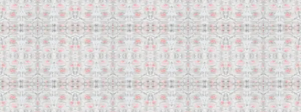 Red Color Bohemian Batik Grey Colour Geometric Pattern Abstract Dyed — Stock Fotó