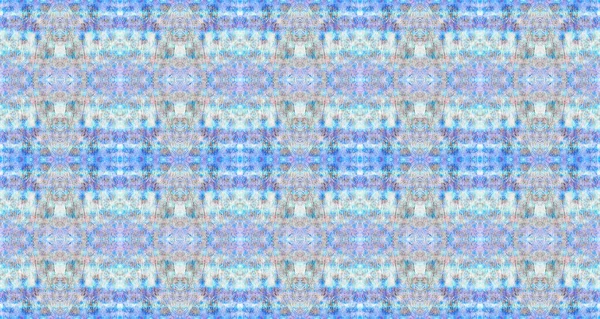 Abstracto Patrón Alfombra Acuarela Cepillo Geométrico Color Azul Tribal Geometric —  Fotos de Stock