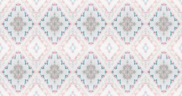 三角ブラシです 赤のボヘミアン バティック 概要ストライプイカットブラシ シームレスな水彩カーペットパターン グレーのボヘミアン柄 水の色幾何学的な繊維 シームレスなイカット Print — ストック写真