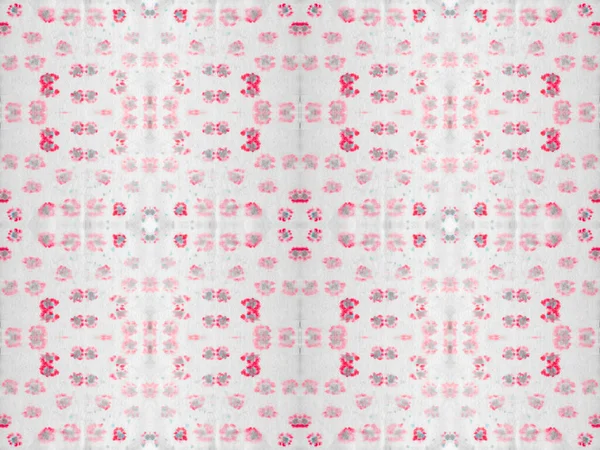 Abstrakt Stripe Boho Brush Sömlös Ikat Wave Rosa Färg Geometrisk — Stockfoto
