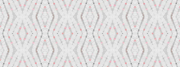 Geometrische Patroon Met Rode Kleur Abstracte Streep Boho Batik Etnische — Stockfoto