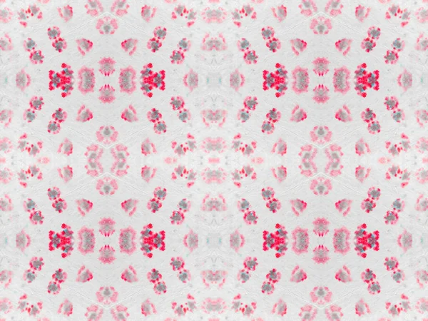 Pink Color Bohemian Batik Seamless Watercolor Carpet Pattern Pink Color — Foto Stock