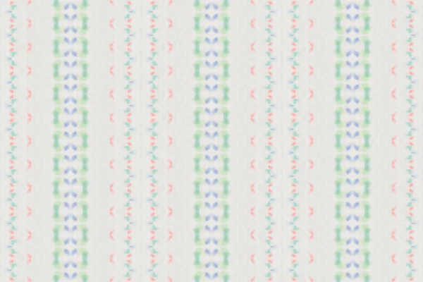 Водяний Кольоровий Богемський Патерн Абстракт Zigzag Geo Batik Multi Colour — стокове фото