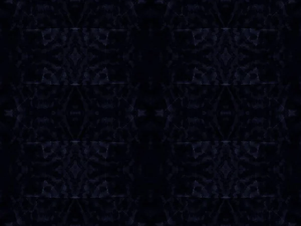 Seamless Abstract Mark Art Black Color Shibori Blot Geo Abstract — Foto Stock