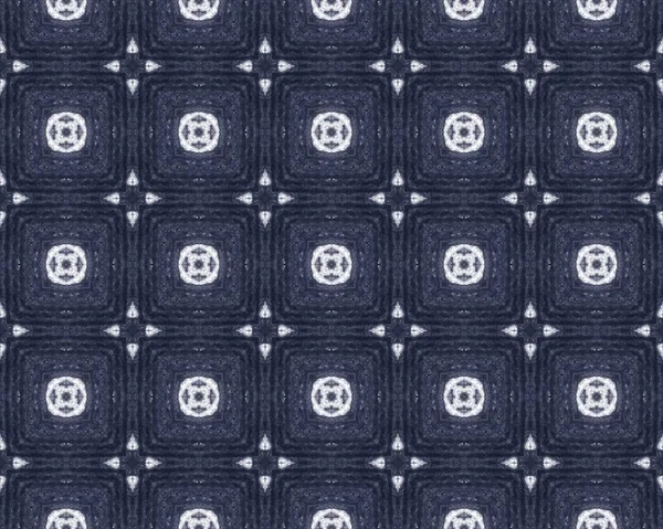 Blåpenna Mönster Flottans Pennstruktur Craft Blue Flower Texture Vit Geometrisk — Stockfoto