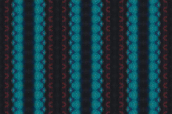 Motif Bohème Multicolore Rayures Abstraites Geo Batik Aquarelle Géométrique Batik — Photo