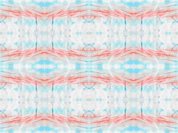 Blue Colour Geometric Textile Seamless Watercolor Repeat Pattern Tribal Bohemian — Stockfoto