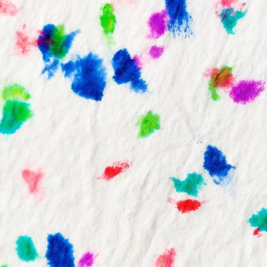 Gökkuşağı Soyut Nokta. Mürekkep Sıçratma Kalıbı Çiçek Renkli Kağıt Saplı. Renk Etkisini Yıka. Çiçekli, yumuşak su sıçraması. Mürekkep Rengi ŞekliName Islak Gradyan Soyut Yazdırma. Sanat Suluboya Tye Dye Düşürme.