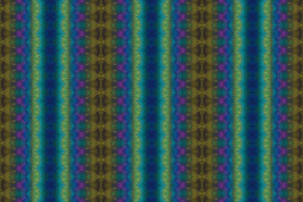 Motif Bohème Multicolore Brosse Ikat Rayures Abstraites Batik Géométrique Tribal — Photo