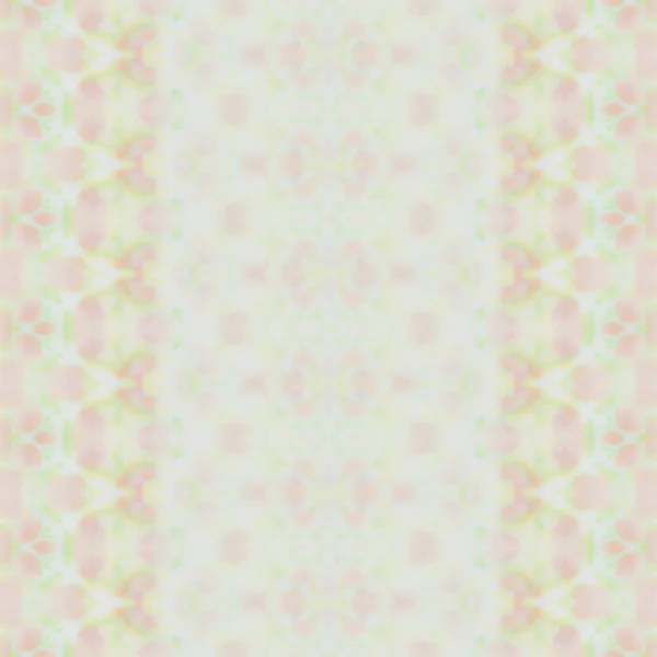 水の色幾何学的なパターン ピンク色ボヘミアンブラシ シームレスなストライプボホールバティック 黄色の幾何学模様 黄色の幾何学的バティック 概要Geo Brush シームレスな水彩カーペットパターン — ストック写真