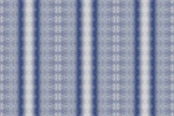 Blue Color Bohemian Pattern Abstract Boho Wave Tribal Geometric Batik — 图库照片