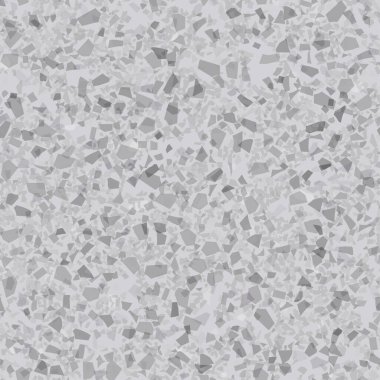 Terrazzo dikişsiz arka plan, rastgele geometrik şekiller vektör illüstrasyonları 