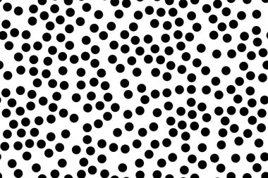 Siyah daireli kusursuz soyut vektör çizimi 