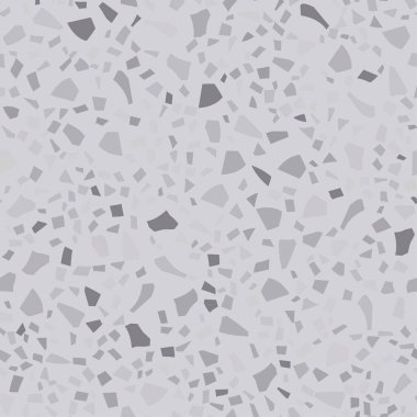 Terrazzo dikişsiz arka plan, rastgele geometrik şekiller vektör illüstrasyonları 