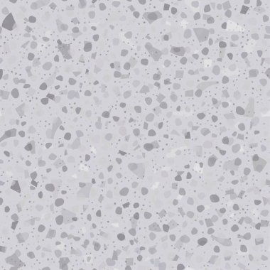 Terrazzo dikişsiz arka plan, rastgele geometrik şekiller vektör illüstrasyonları 