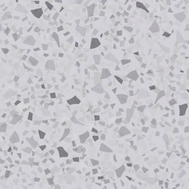 Terrazzo dikişsiz arka plan, rastgele geometrik şekiller vektör illüstrasyonları 