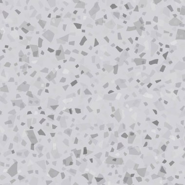 Terrazzo dikişsiz arka plan, rastgele geometrik şekiller vektör illüstrasyonları 