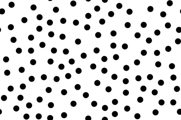Fond Illustration Vectoriel Abstrait Sans Couture Avec Des Cercles Noirs — Image vectorielle