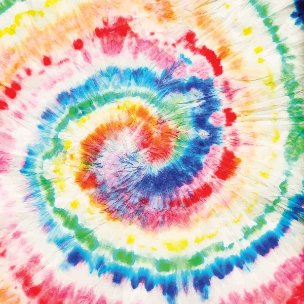 Tvätta Seamless Spot Våt Flerfärgad Tie Dye Spot Line Pastel — Stock vektor