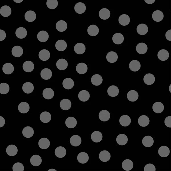 Black Grey Confetti Seamless Pattern Vector Illustration Background — Stock Vector