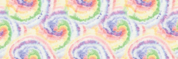 Vector Tie Dye Swirl Pastel Seamless Tiedye Pattern Spiral Tie — Stock Vector