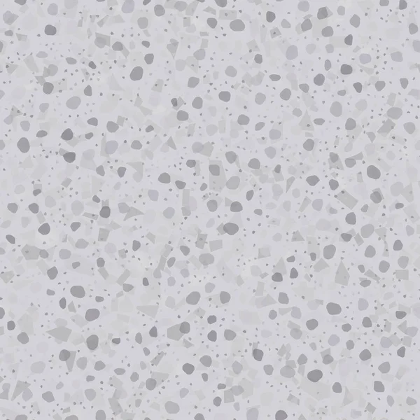 Terrazzo Nahtlose Muster Hintergrund Zufällige Geometrische Formen Vektorillustration — Stockvektor