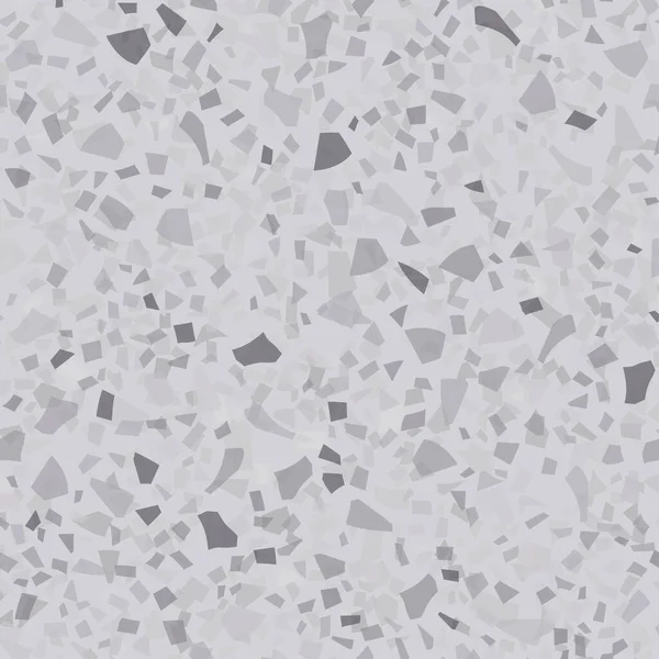 Terrazzo Seamless Pattern Background Random Geometric Shapes Vector Illustration — Stock Vector