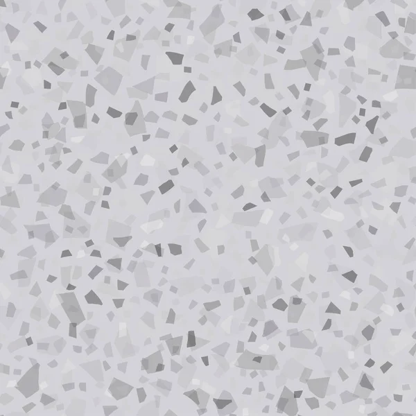 Terrazzo Sömlös Mönster Bakgrund Slumpmässiga Geometriska Former Vektor Illustration — Stock vektor