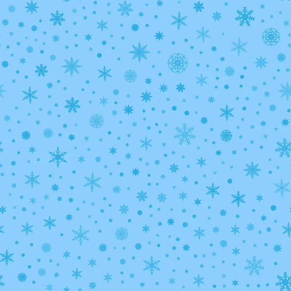 Fondo Navidad Con Copos Nieve Ilustración Vectorial — Vector de stock