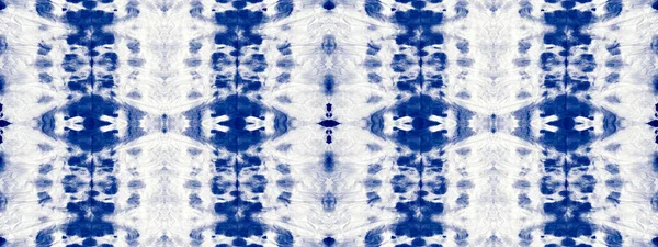 Tanda Warna Blue Colour Tye Dye Blot Wet Seamless Seamless — Stok Foto