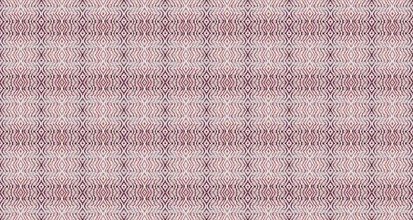 Violet Kleur Boheemse Patroon Tribal Geometrische Batik Waterkleur Geometrische Penseel — Stockfoto