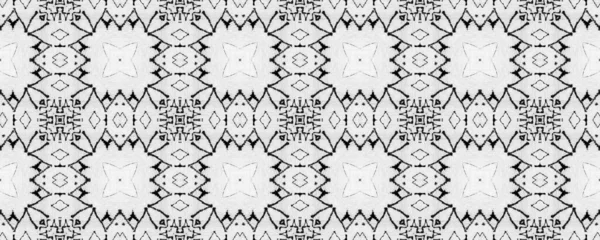 Black Color Bohemian Pattern Ethnic Ink Doodle Batik Abstract Design — Stock Photo, Image