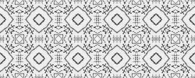 Siyah Renkli Geometrik Desen. Soyut Geo Batik. Etnik Çizgili Ikat Deseni. Gri Renkli Mürekkep Tekstil. Kusursuz Mürekkepsiz Karalama Halı. Etnik Ikat Scribble Fırçası. Basit Yerli Ikat Batik.