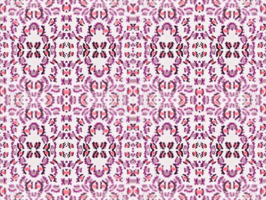 Mor Renkli Geometrik Desen. Soyut Çizgili Boho Fırçası. Soyut Suluboya Tekrarı Kusursuz İkat Batik. Su Boyası Bohem Batik. Etnik Geometrik Fırça. Su Rengi Geometrik Doku.