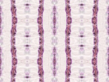 Violet Renkli Geometrik Desen. Kusursuz Ikat dalgası. Mor Renkli Bohem Batik. Su Boyası Geometrik Doku. Kabile Bohem Fırçası. Kusursuz suluboya halı deseni Soyut Çizgili Boho Batik.